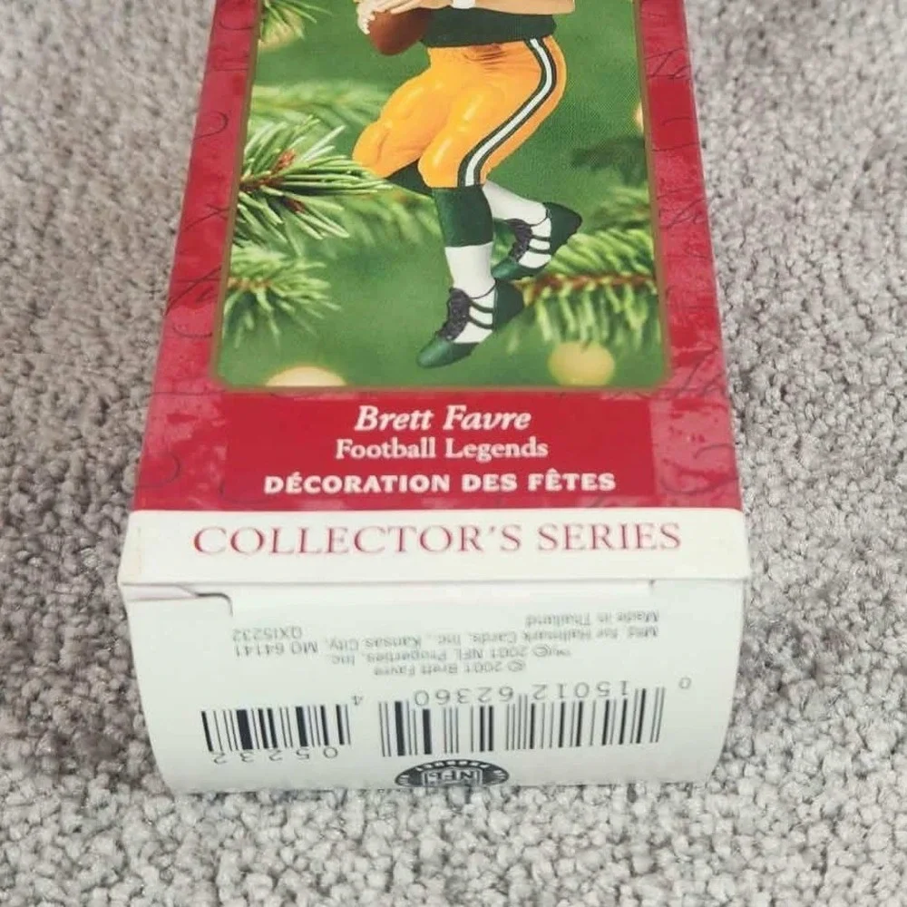 Hallmark Keepsake Ornament Brett Favre‎ Green Bay Packers Football Legend